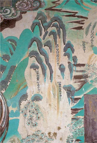 莫高窟第217窟 山峰 盛唐