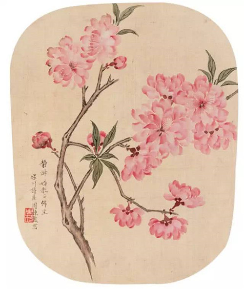 她是绝代尤物，是诗画家，微露半脸就令人魂销