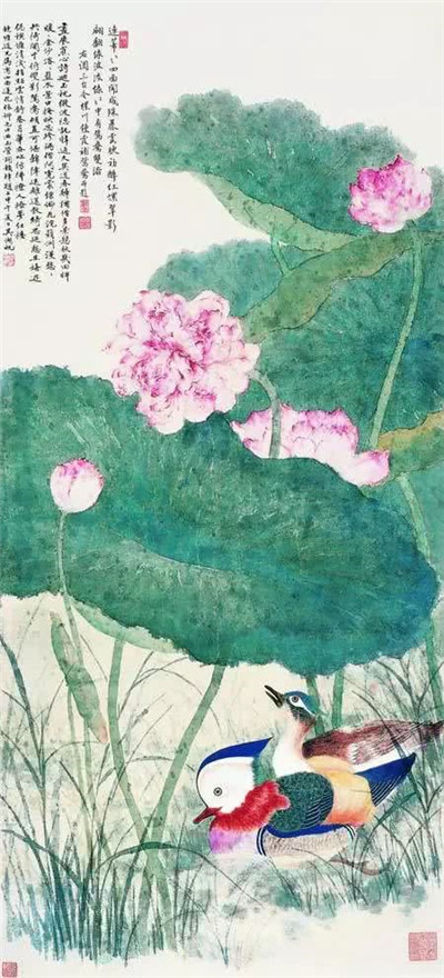 她是绝代尤物，是诗画家，微露半脸就令人魂销