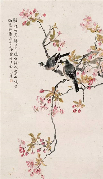 她是绝代尤物，是诗画家，微露半脸就令人魂销