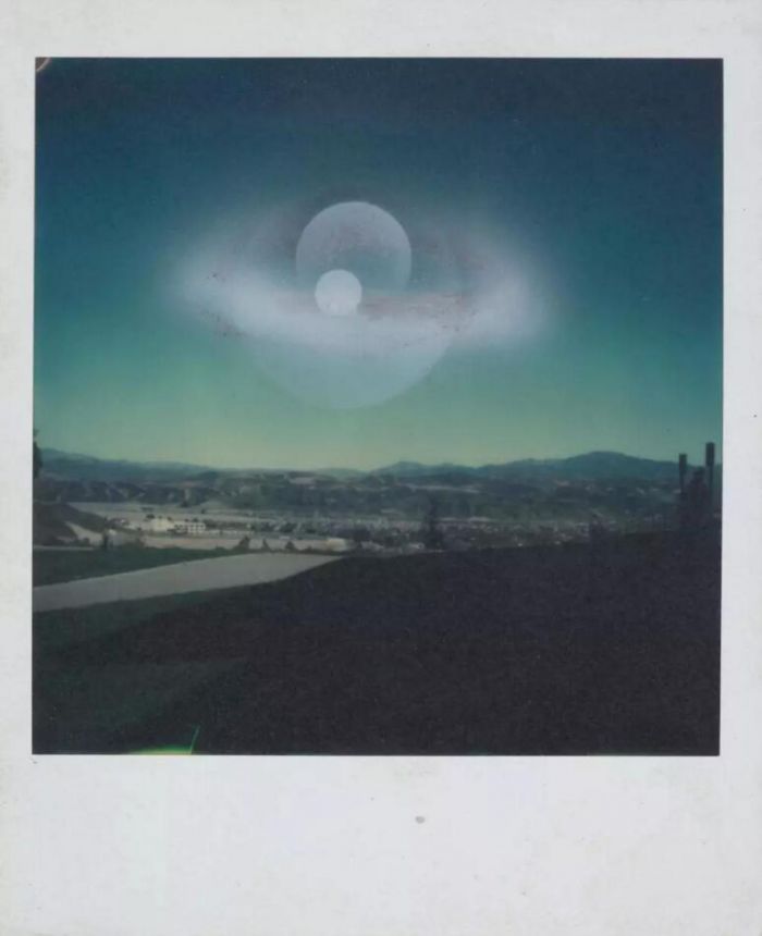 Jim Shaw, UFO Polaroid, from the series UFO Photos, 1977