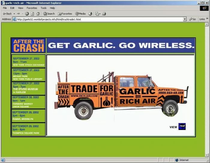 Shu Lea Cheang, ‘Garlic=Rich Air’ (2002-03)