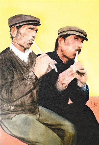 改革开放40年 水彩大国打造中国精神