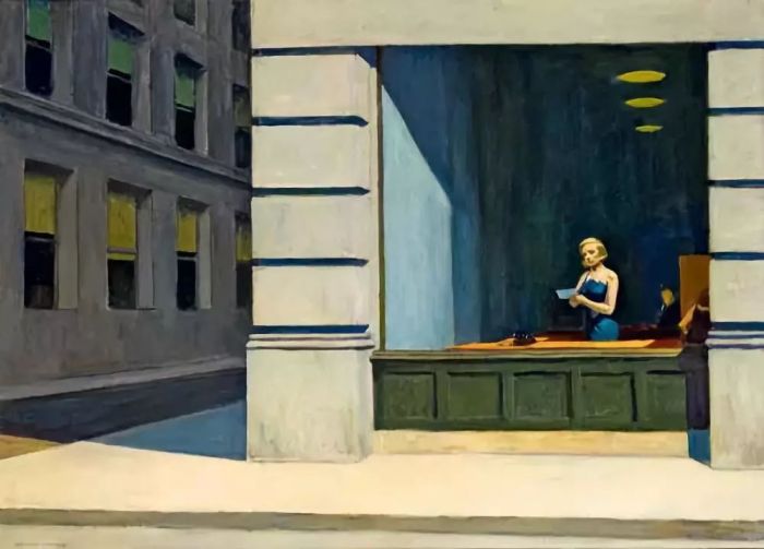 Edward Hopper, New York Office, 1962 © Montgomery Museum of Fine Arts