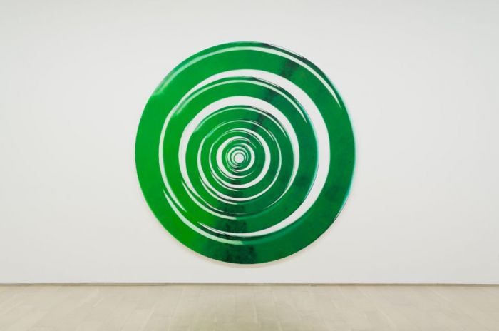 《运气 09:06》，布面油画，直径250cm，2017-2018