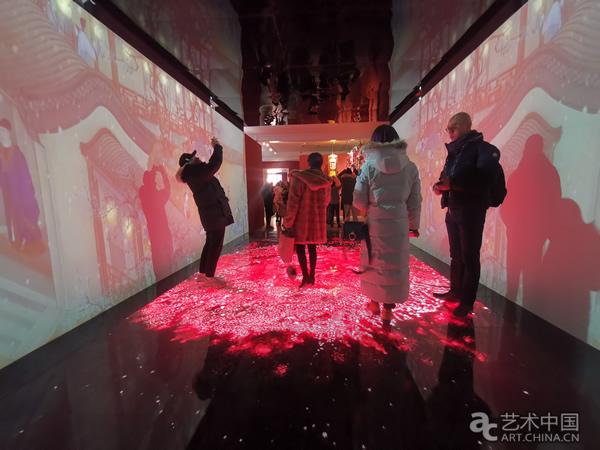 “赏灯观焰”展览现场