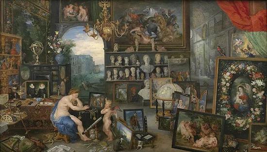 Jan Brueghel the Elder and Peter Paul Rubens，‘Sight’ ，1617年。图片来自维基共享，马德里普拉多博物馆