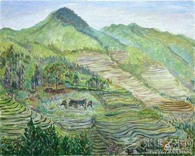 天心地语，绿水青山入画来