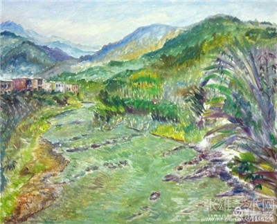 天心地语，绿水青山入画来