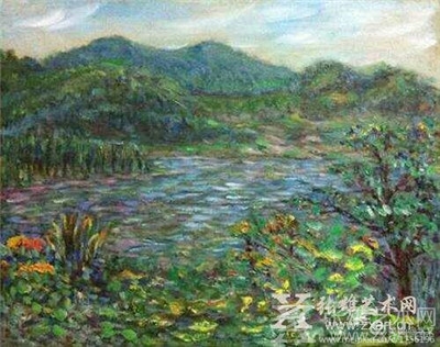 天心地语，绿水青山入画来