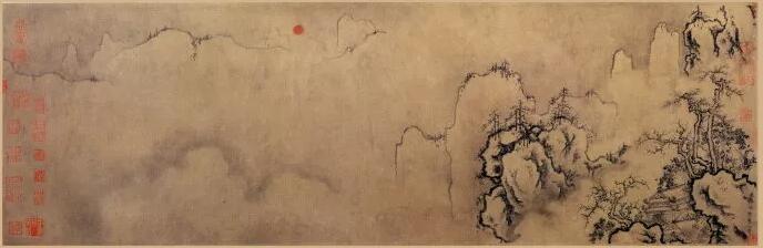明 徐贲 快雪时晴图 故宫博物院藏