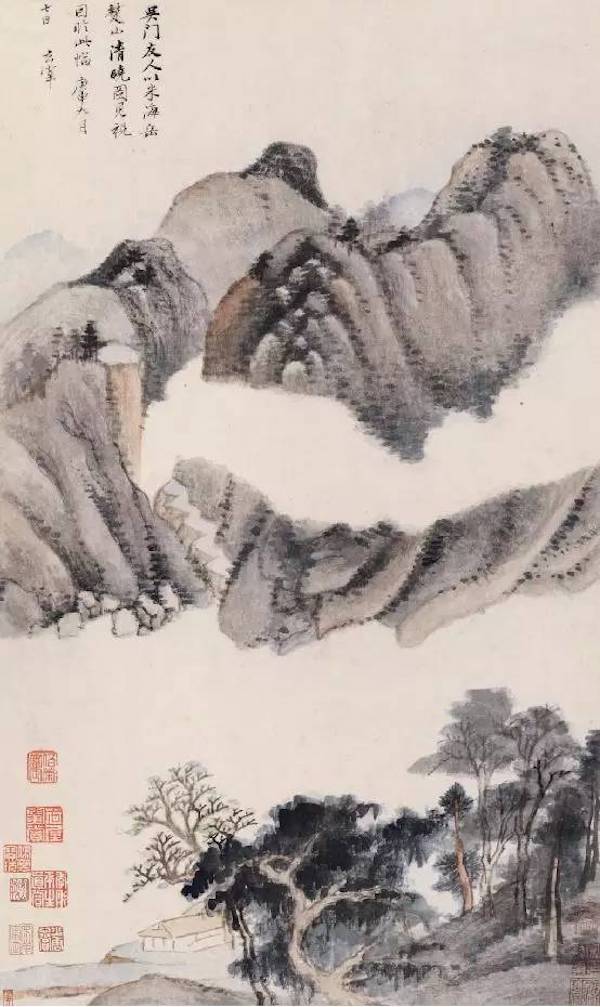 秋兴八景图第七开