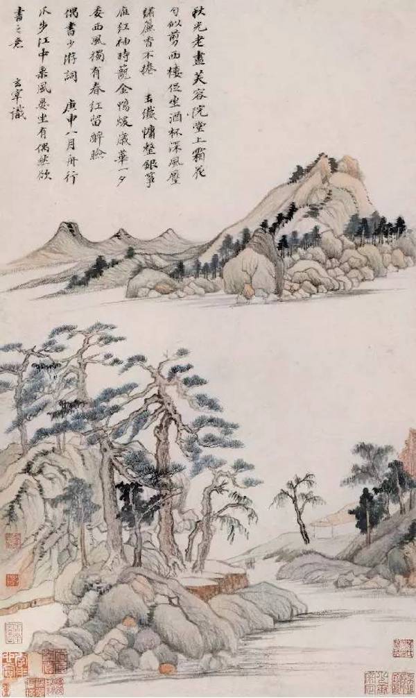 秋兴八景图第二开