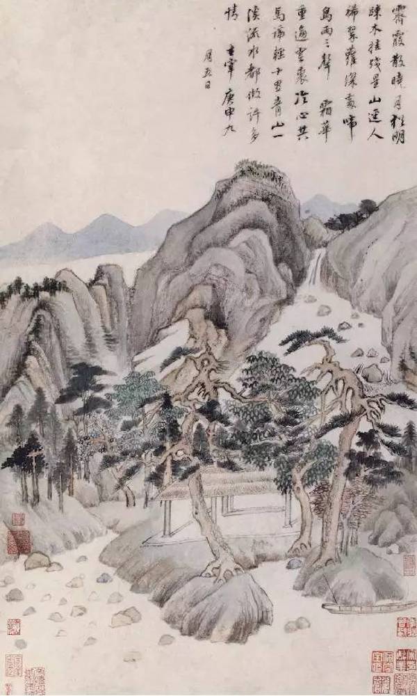 秋兴八景图第六开