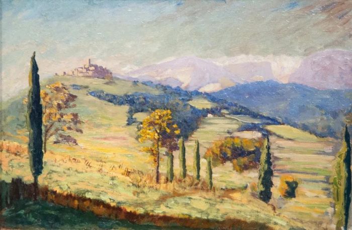 Winston Churchill，A Distant View of Eze