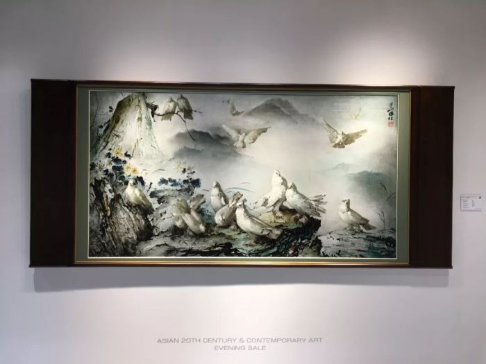 李曼峰《鸽子》一作，是东南亚艺术作品中争夺最激烈一作。