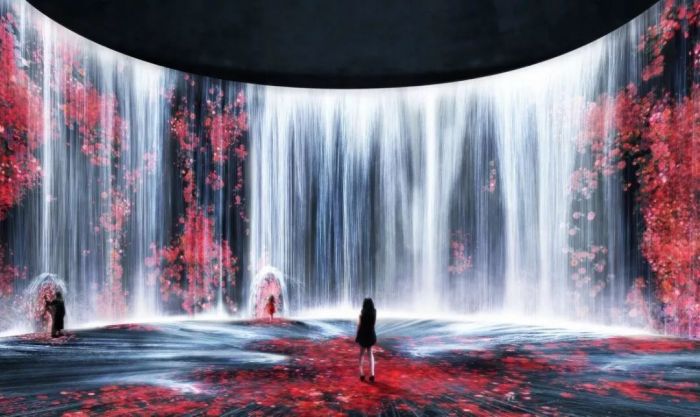 teamLab：油罐中的水粒子世界
