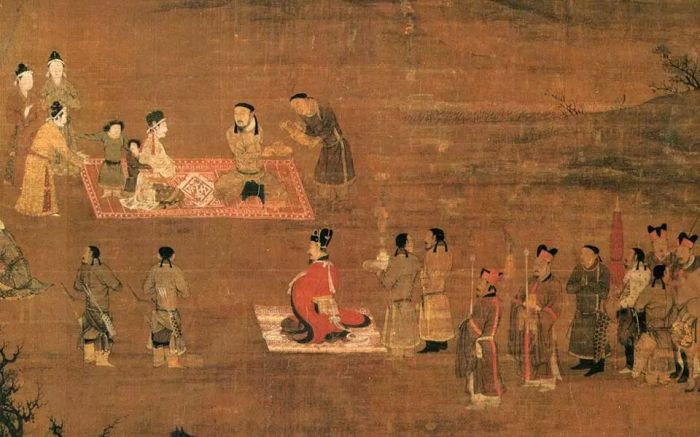 陈居中《文姬归汉图》