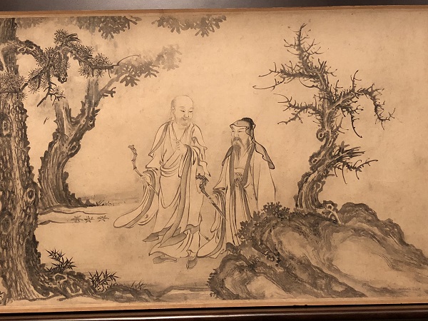 《白莲社图》局部