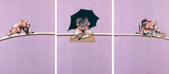 Francis Bacon,Triptych, Studies of the Human Body, 1970