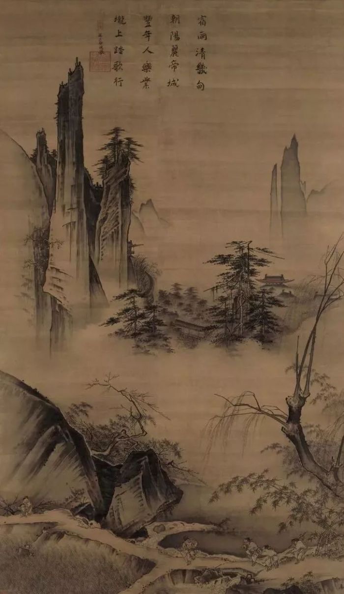 （宋）马远《踏歌图》，故宫博物院藏