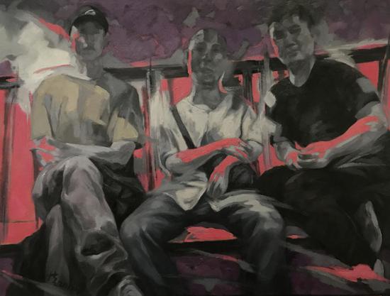 丁宇 37.2° 布面油画 60×80cm 2017