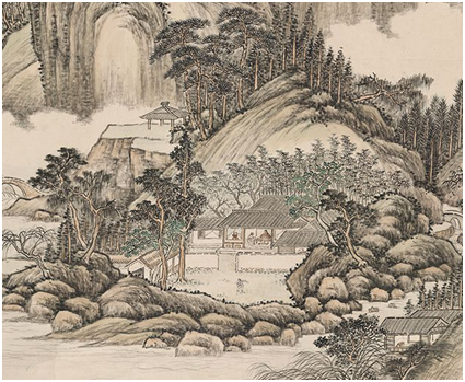 扁舟载鹤归何处 , 只在虞山黄叶村  2018西泠秋拍 《石渠宝笈三编》著录之方琮《扁舟载鹤图》赏析