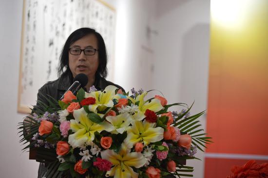 荣宝斋副总经理、出版社社长唐辉致辞