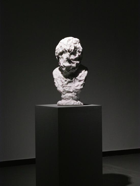 荷马 汉白玉，高80cm，2015年