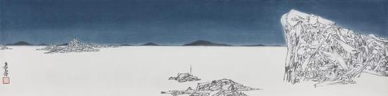 天地一指之一 33×136cm 2018