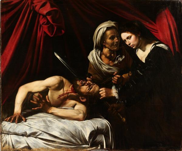 新发现的油画《朱迪斯与赫尔弗尼斯》，发现者认为出自卡拉瓦乔之手