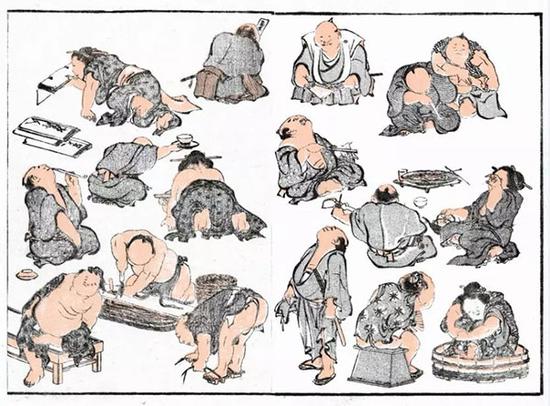 北斋漫画:日本现代漫画创作的鼻祖