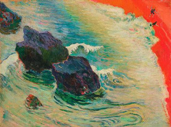 保罗·高更《海浪》 油彩 画布 60.2 x 72.6 cm。 1888年 成交价：3518.75万美元