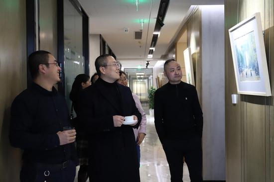 艺空间张雁枫、路昊教授、朱基力导师交流展览作品
