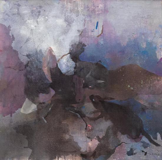陈子君 《Mama No.2》 布上油彩 丙烯 100cm×100cm 2013