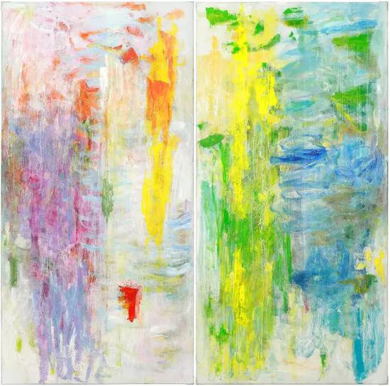 Without Title无题，340 x 340cm，Acryl on Canvas布面丙烯，2018