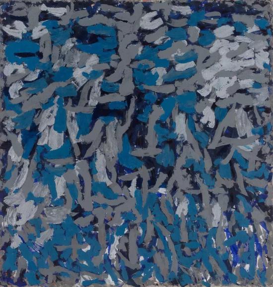 《无题2015F4》Untitled2015F4，198x189cm ，布面丙烯Acrylic on Canvas，2015