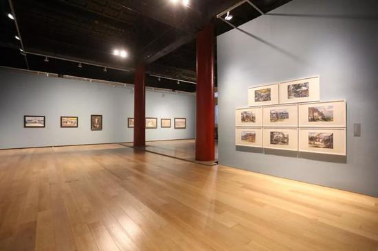 中保当代美术交流展在太庙艺术馆展出
