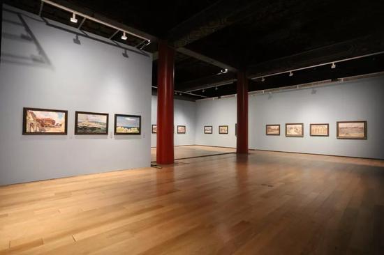 中保当代美术交流展在太庙艺术馆展出
