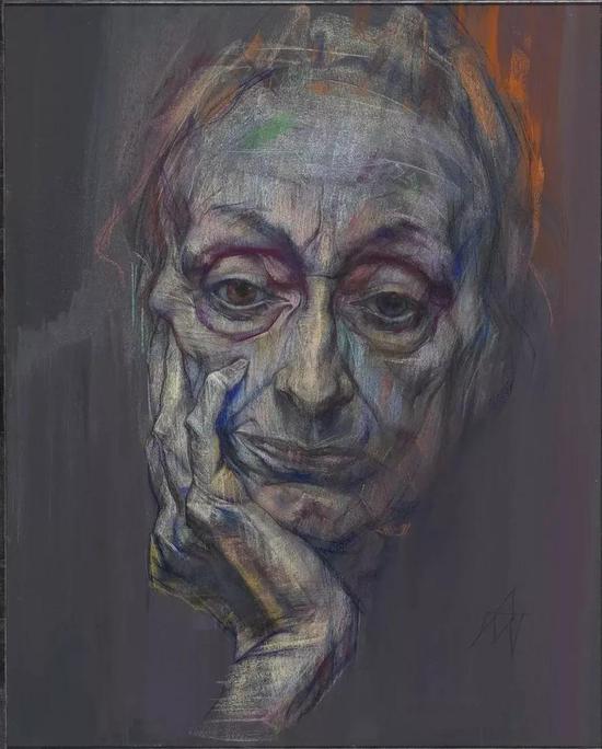 德西丝拉娃 · 明切娃 我的母亲 100×81cm 2016 蛋彩画，色粉画，油画布