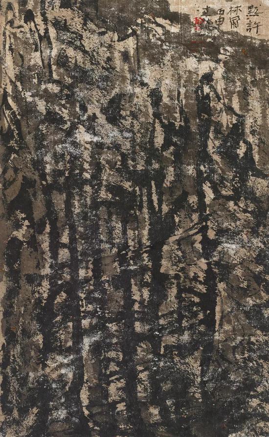墨许林泉之六 2016年 45×28cm