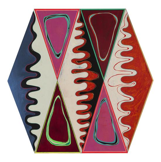 杜飞辰 种子计划-171201 2017 布面坦培拉综合材料 155×158cm 