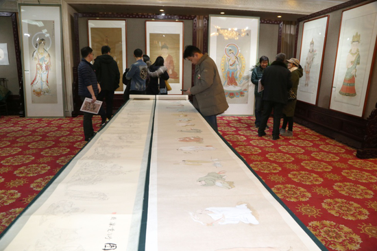 《妙法庄严—姜雪雁佛教绘画艺术展》在京开幕