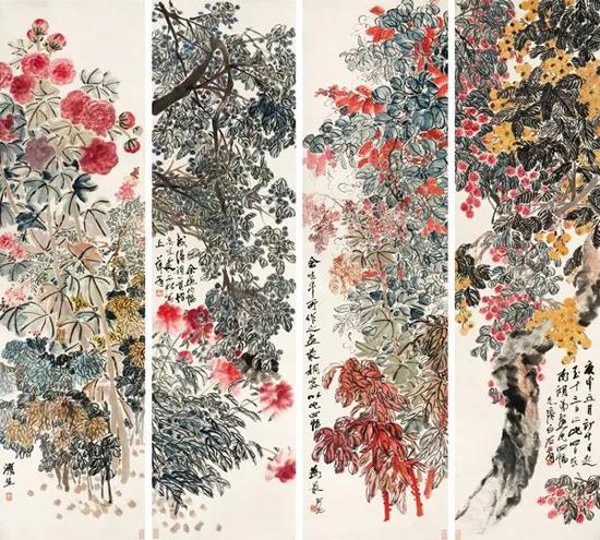 齐白石《福祚繁华》