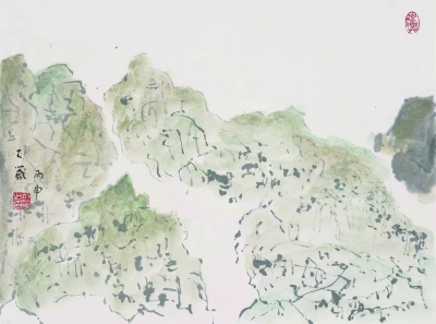 邵大箴中国画作品