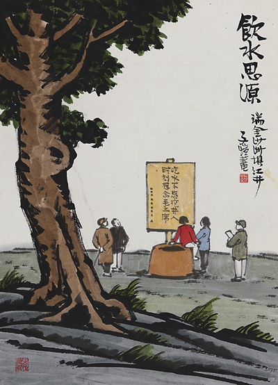 “子恺漫画”是中国漫画百花园中的一枝奇葩