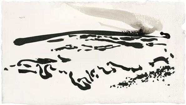 玛吉·汉布林Covehithe, late afternoon 纸本墨水 16x29cm 2005
