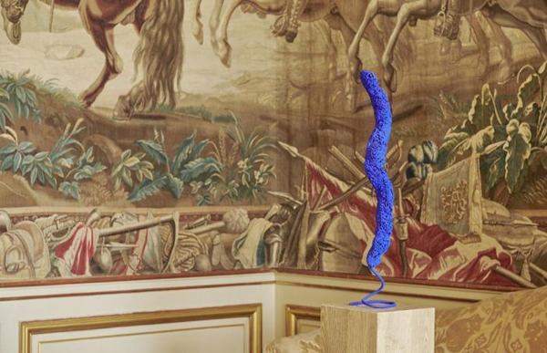 Installation view, Blenheim Palace,Yves Klein, Untitled Sponge Sculpture, courtesy of Blenheim Art Foundation, photo by Tom Lind