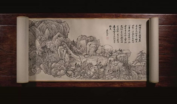 清代状元画家钱维城——《仿元四家山水卷》