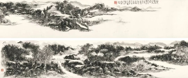 黄宾虹《仿宋山水卷》